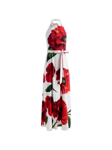 alice + olivia Chassidy floral-print maxi dress White CC605P41503