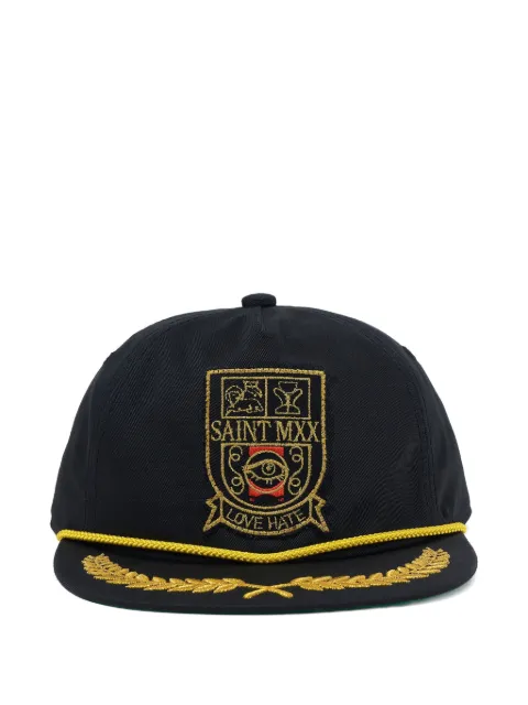 SAINT MXXXXXX embroidered-logo cap Black SM25FHR1088