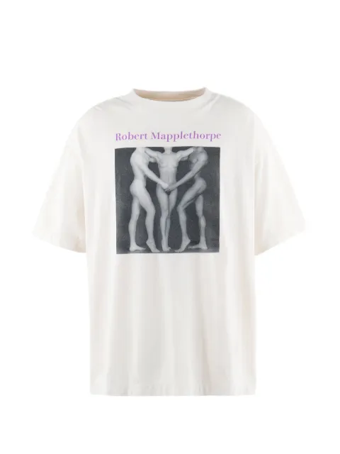 SAINT MXXXXXX Robert Mapplethorpe photographic-print T-shirt Neutrals SM25SHR8C19WH