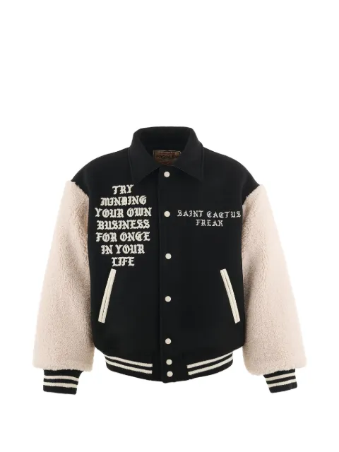 SAINT MXXXXXX x Cactus Plant Flea Market jacket Black SM24FYS1C08BK