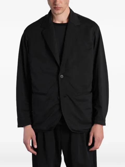 KANEMASA PHIL 2B single-breasted blazer Black SK26S007B