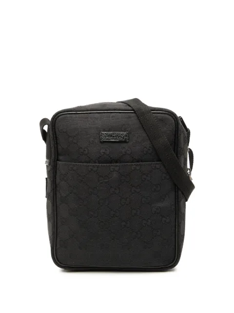 Gucci Pre-Owned 2000-2015 GG Canvas crossbody bag Black HQZAY5MKZ822IW24
