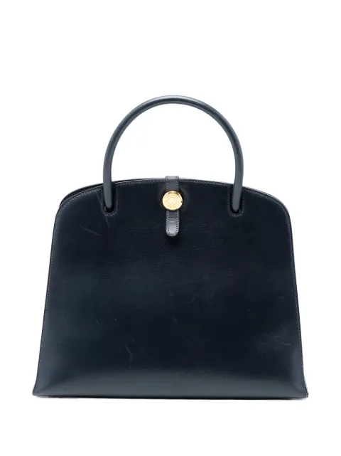 Hermès Pre-Owned 1999 Box Calf Dalvy 30 handbag Blue TDN8J6ALXIKCG742