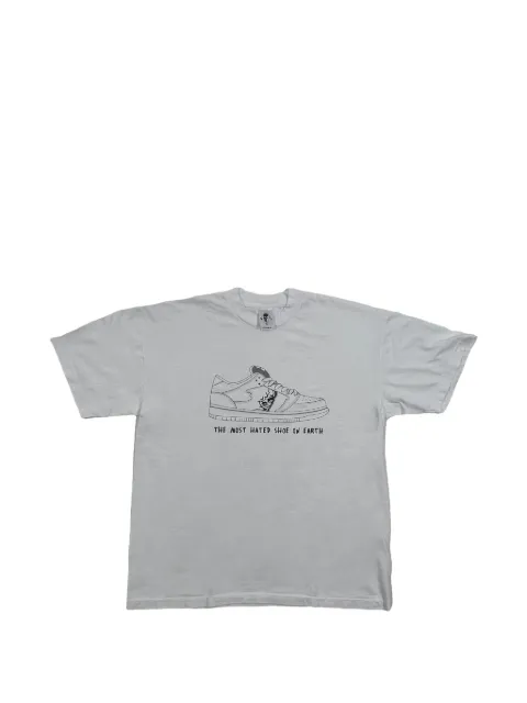 Warren Lotas Most Hated Sneaker logo T-shirt White WL047