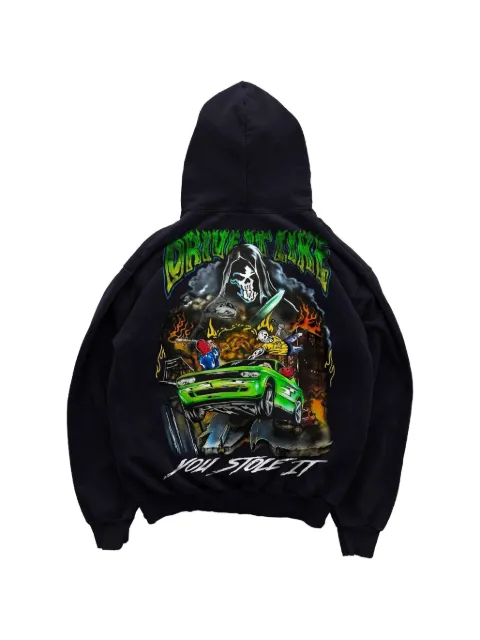 Warren Lotas Drive Like You Stole It hoodie Black WL030