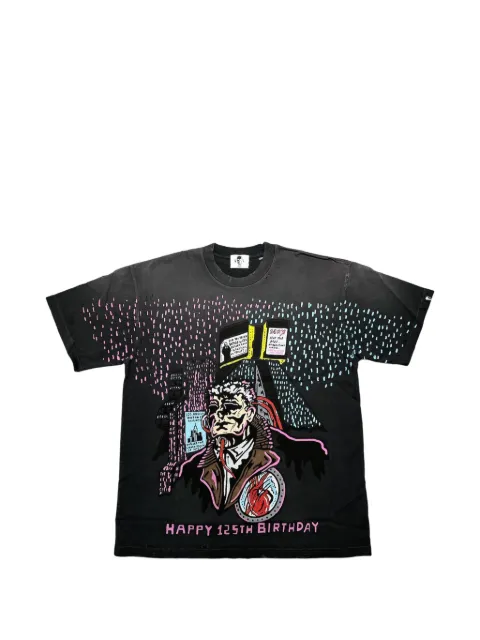 Warren Lotas graphic-print short-sleeve T-shirt Black WL036