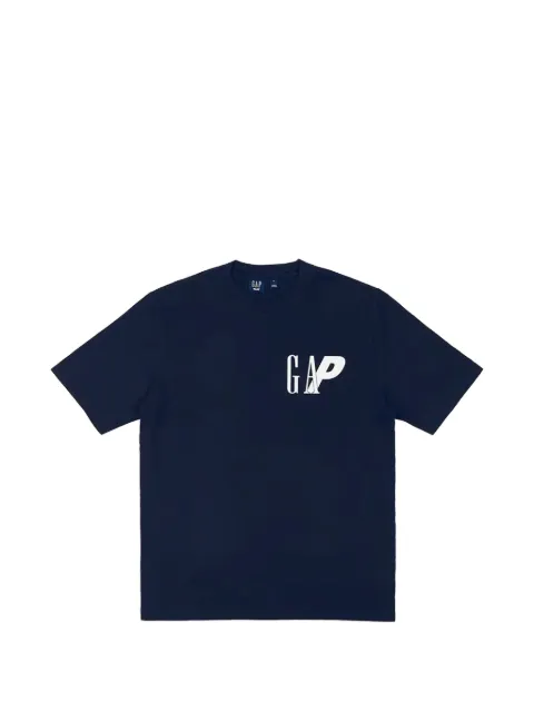 Palace x Gap logo-print T-shirt Blue PALGAP6