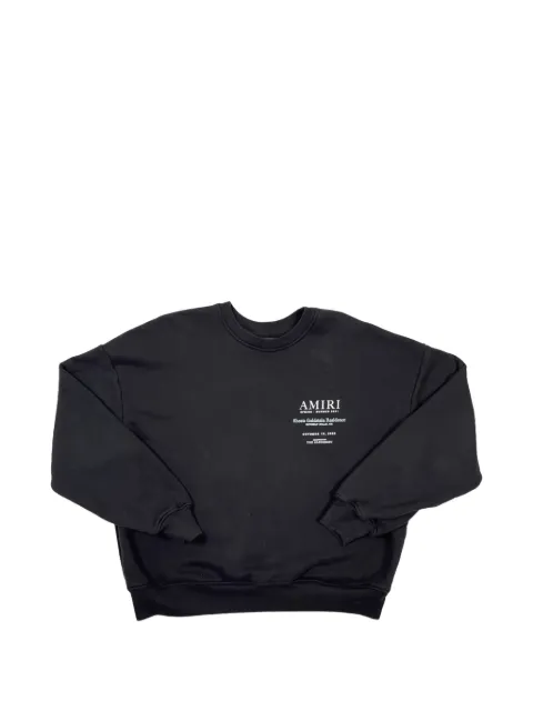 AMIRI Goldstein Residence printed sweater Black HBXCK025