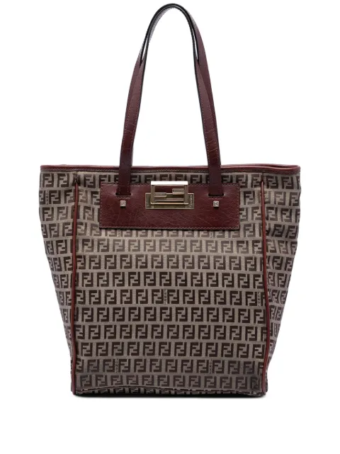 Fendi Pre-Owned 2000-2010 Zucchino Canvas tote bag Brown 5OKR41XOZ1WJ8M3I