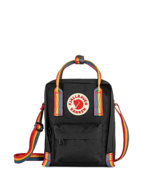 Fjällräven Kånken Rainbow Sling tote bag Black F23623