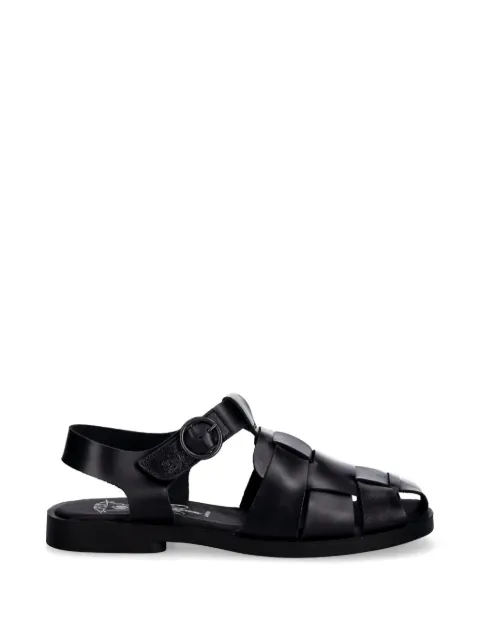 Fly London interwoven leather sandals Black P145437000