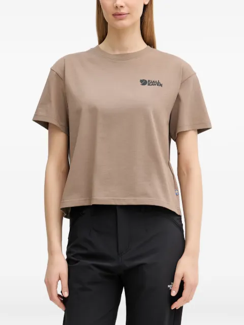 Fjällräven logo-print T-shirt Brown F14600270
