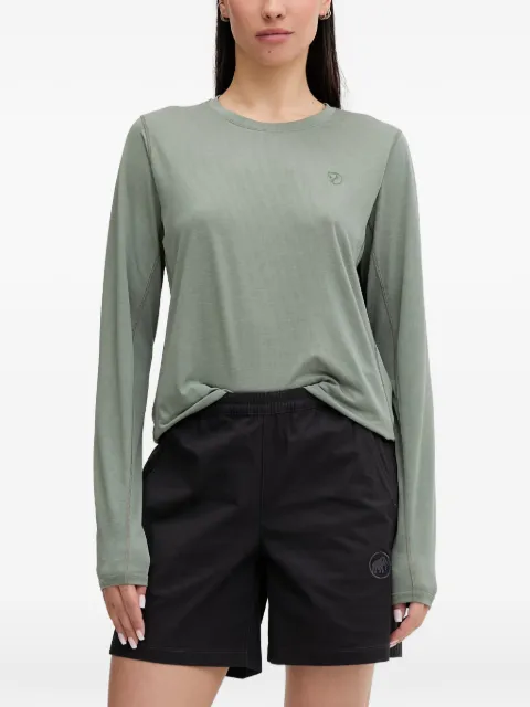 Fjällräven Abisko logo-motif long-sleeve T-shirt Green F14600161