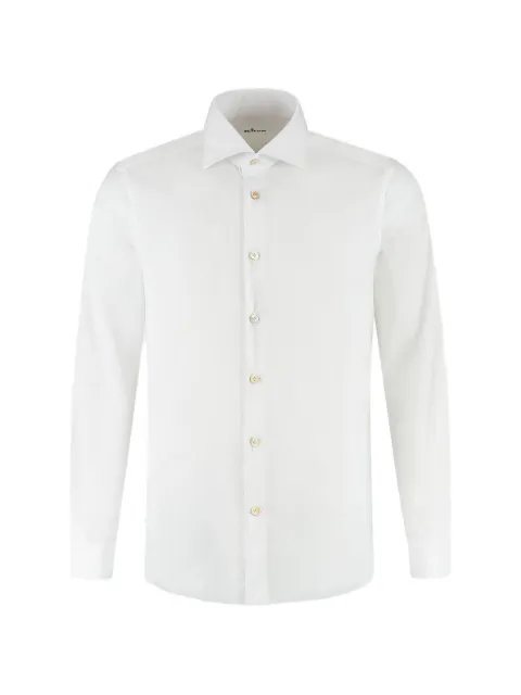 Kiton long-sleeved button-up shirt White 100UCCH02961026