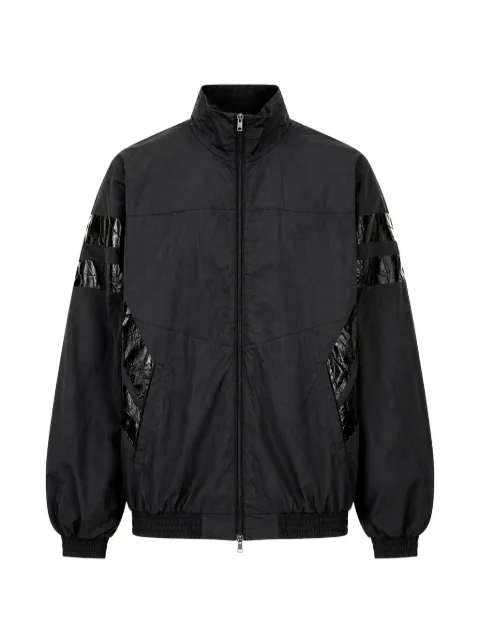 VETEMENTS tape-detail tracksuit jacket Black ME76GJ115BB