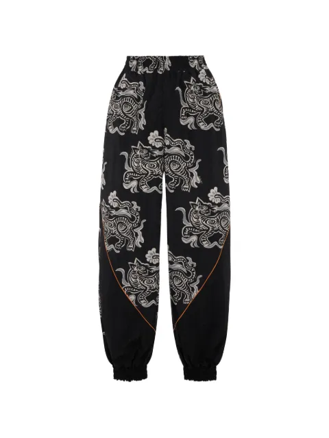 La DoubleJ court pants Black TRO0145NYL011TIG01BL03