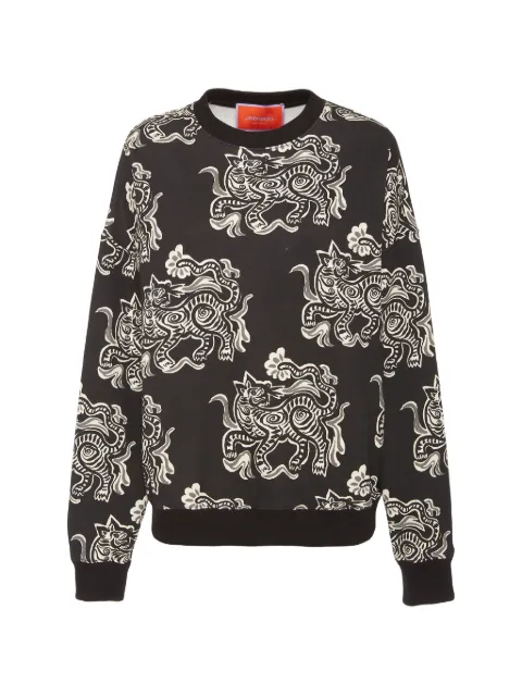 La DoubleJ off court sweatshirt Black SWE0035JER054TIG01BL03