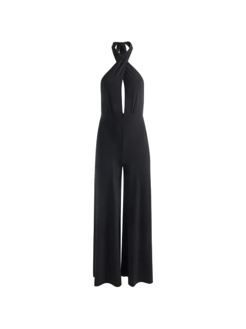alice + olivia Evelina halter jumpsuit Black CC605301811