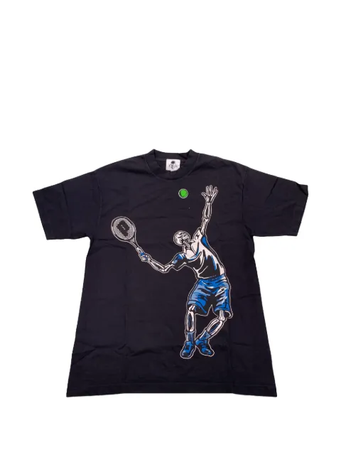 Warren Lotas Prince Tennis logo-print T-shirt Black WL064