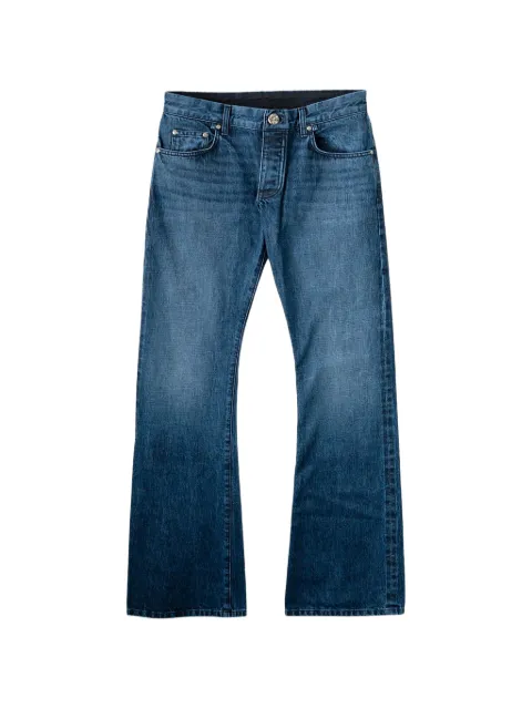 Chrome Hearts FU low-rise flare jeans Blue CHRM1208