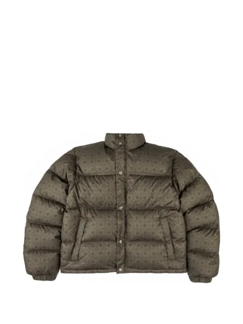Chrome Hearts monogram-print puffer jacket Green CHRM1210