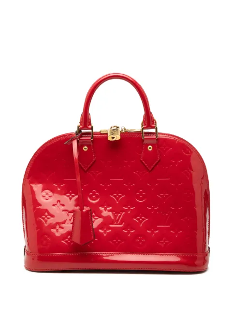 Louis Vuitton Pre-Owned 2018 Monogram Vernis Alma PM handbag Red 1Y485BSJHTKMFRZ2