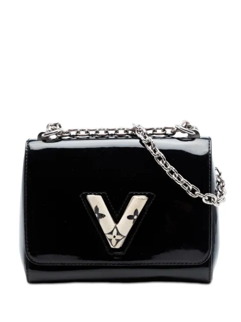 Louis Vuitton Pre-Owned 2016 Vernis Monogram Twist PM crossbody bag Black 7KTSY3FO7F2NQHKZ