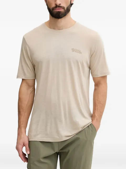 Fjällräven Abisko logo-print T-shirt Neutrals F86977114