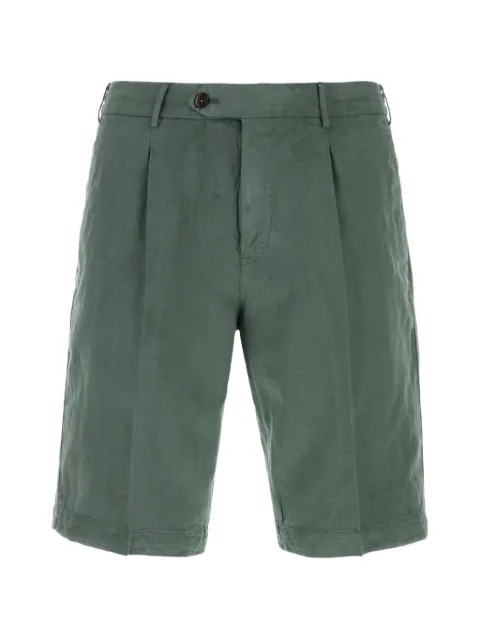 PT Torino pleated bermuda shorts Green CBBTJKZA0CL1SD61