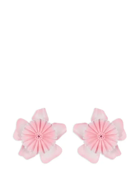 Chloé Bloom floral-motif earrings Pink CHC26UJE13VAB