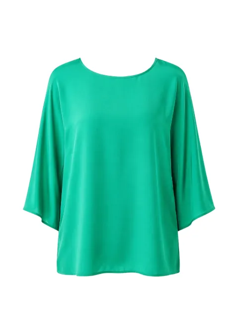 Max Mara Gattini bow-detail blouse Green 2611191014600