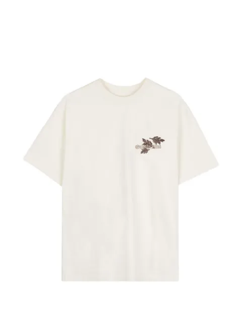 Only the Blind logo-embroidered serpent-motif T-shirt Neutrals OTBT1683