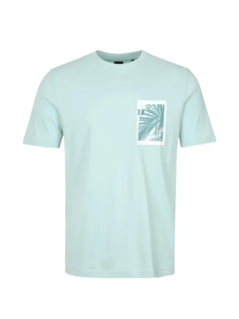 BOSS graphic-print T-shirt Blue 50561853