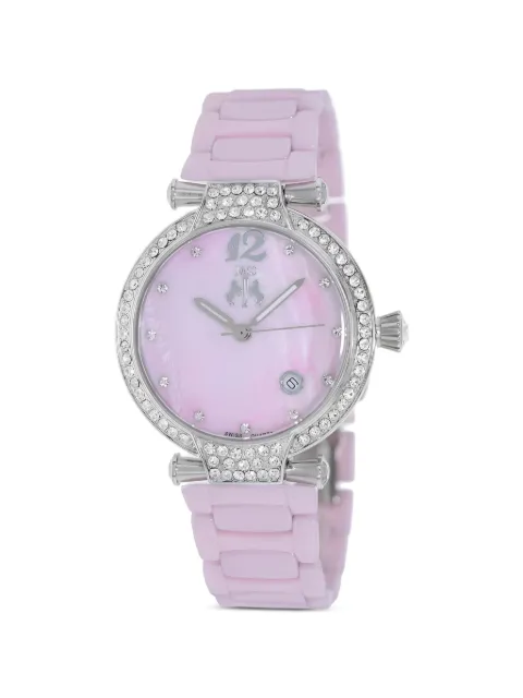 JIVAGO Bijoux crystal-embellished 36mm watch Pink JV2213