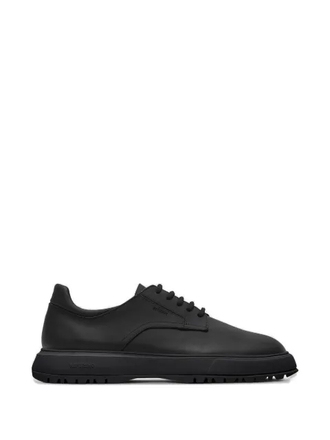 REFERENC Derby rubberised leather sneakers Black 243103