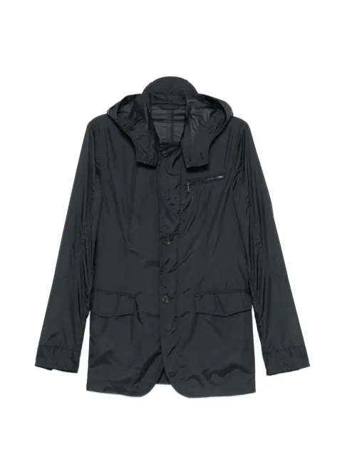 Ferragamo Pre-Owned 2000s hooded lightweight jacket Black SF280BHO