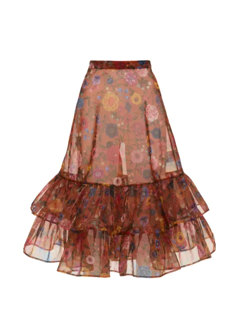 La DoubleJ Charlotte skirt Orange SKI0131ORG001CEL01OR04