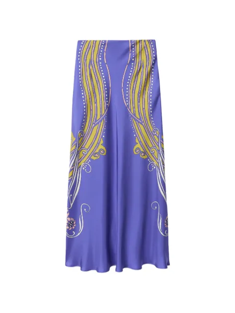 La DoubleJ sleek skirt Purple SKI0127SIL017ATL03PU01