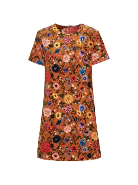 La DoubleJ mini swing dress Orange DRE0658VEL001CEL01OR04