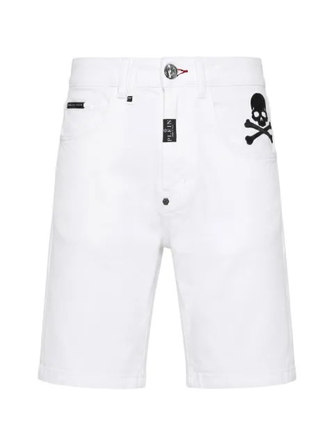 Philipp Plein denim Formentera shorts basics White UAFCMDT4475PDE004N