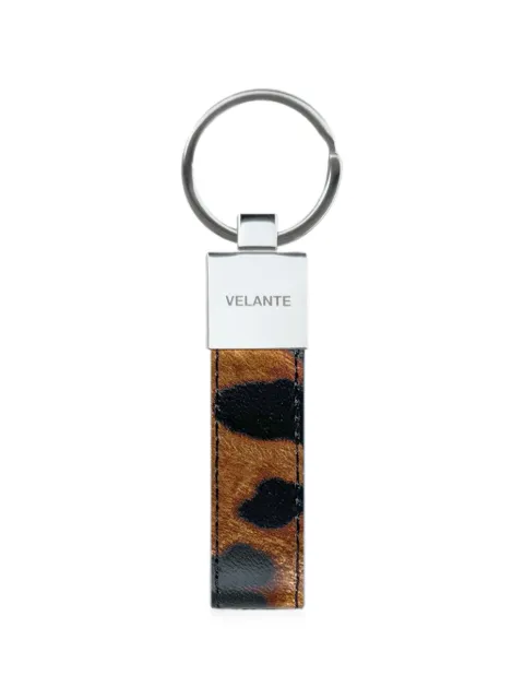 VELANTE leopard-print keyring Silver 05PNCSPANTHERE
