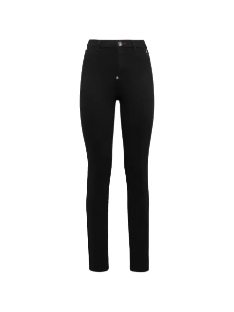 Philipp Plein high-waist jeggins Black UAFCWDT3022PDE004N