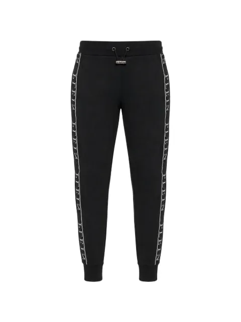 Philipp Plein jogging trousers Plein tape Black UAFCMJT2945PTE180N