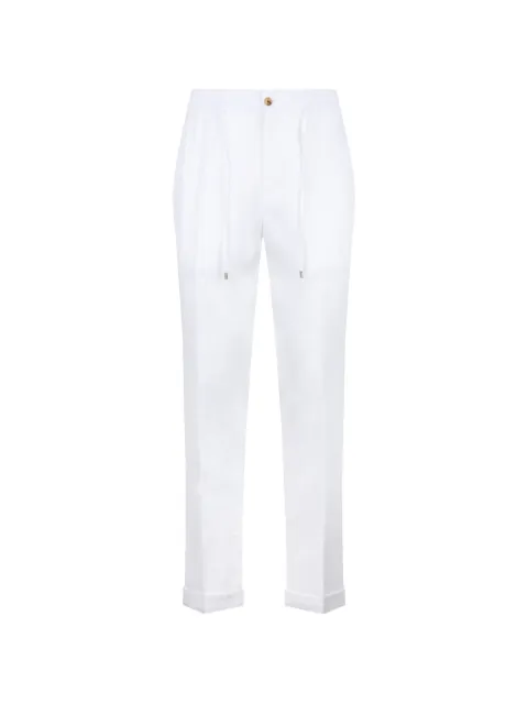 Philipp Plein linen jogging trousers White UAFCMRT1753PTE105N