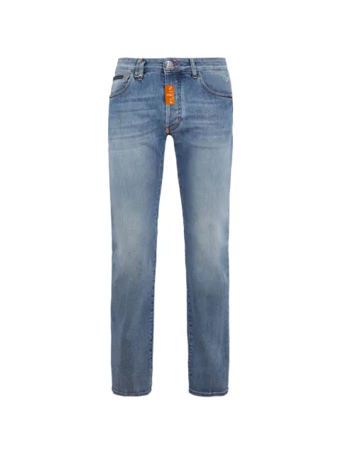 Philipp Plein straight supreme fit jeans basic Blue UAFCMDT4463PDE004N