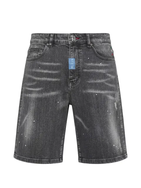 Philipp Plein denim Formentera shorts basic Grey UAFCMDT4465PDE004N
