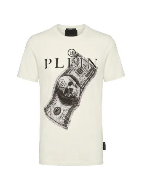 Philipp Plein jersey T-shirt Dollar Neutrals UAFCMTK9368PJY002N
