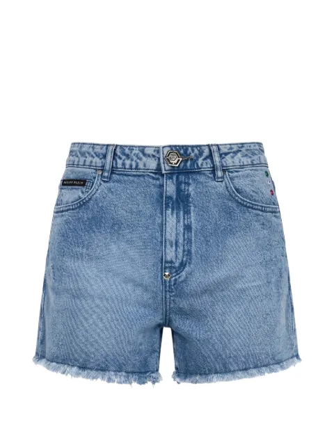 Philipp Plein Hot pants basic shorts Blue UAFCWDT3027PDE004N