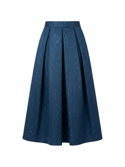 Lunatica Milano Moirè pleated midi skirt Blue SKIRTMOIRE