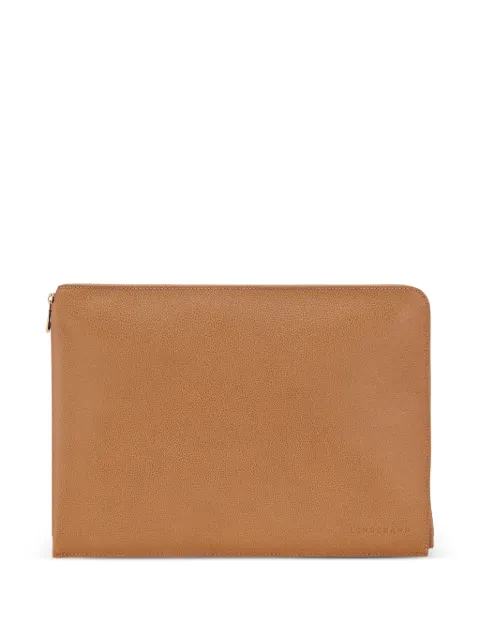 Longchamp Le Foulonné laptop case Brown 30052021M74